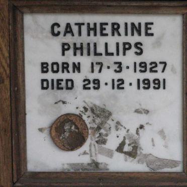 PHILLIPS Catherine 1927-1991