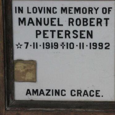 PETERSEN Manuel Robert 1919-1992