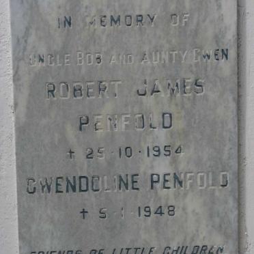 PENFOLD Robert James -1954 &amp; Gwendoline -1948