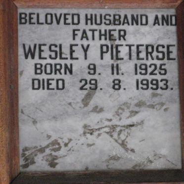 PIETERSE Wesley 1925-1993