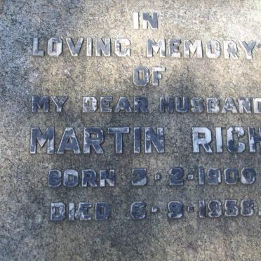 RICH Martin 1900-1958