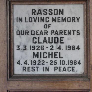 RASSON Claude 1926-1984 &amp; Michel 1922-1984