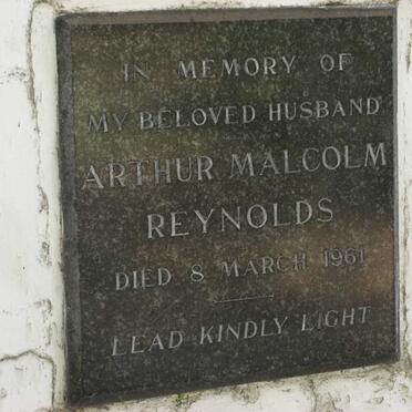 REYNOLDS Arthur Malcolm -1961