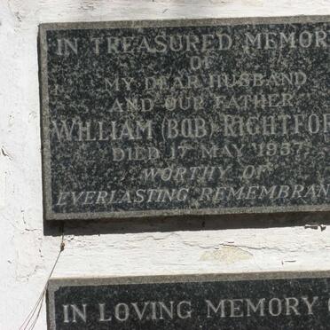 RIGHTFORD William -1937