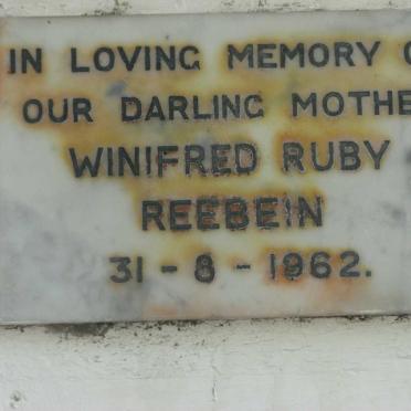 REEBEIN Winifred Ruby -1962