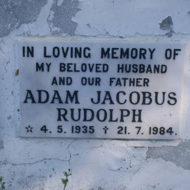 RUDOLPH Adam Jacobus 1935-1984
