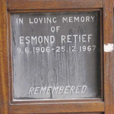 RETIEF Esmond 1906-1967