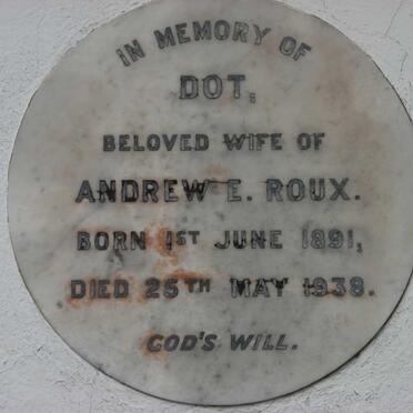 ROUX Dot 1891-1938