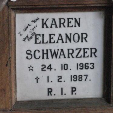 SCHWARZER Karen Eleanor 1963-1987