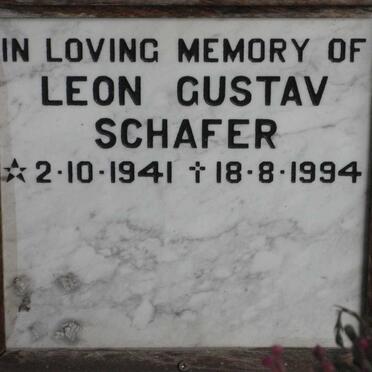 SCHAFER Leon Gustav 1941-1994