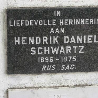 SCHWARTZ Hendrik Daniel 1896-1975
