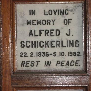 SCHICKERLING Alfred J. 1936-1982