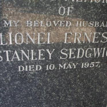 SEDGWICK Lionel Ernest Stanley -1957