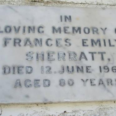SHERRATT Frances Emily -1960