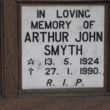 SMYTH Arthur John 1924-1990