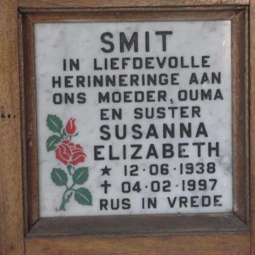 SMIT Susanna Elizabeth 1938-1997