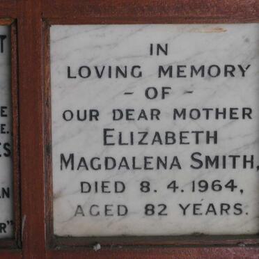 SMITH Elizabeth Magdalena -1964