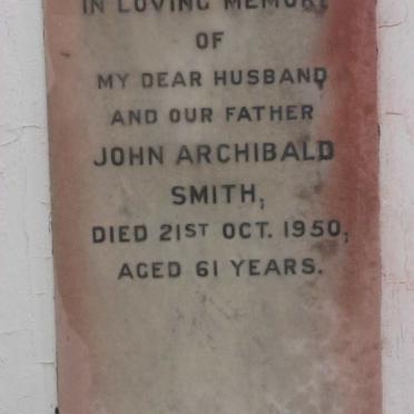 SMITH John Archibald -1950