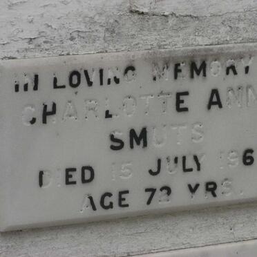 SMUTS Charlotte Anna -1960