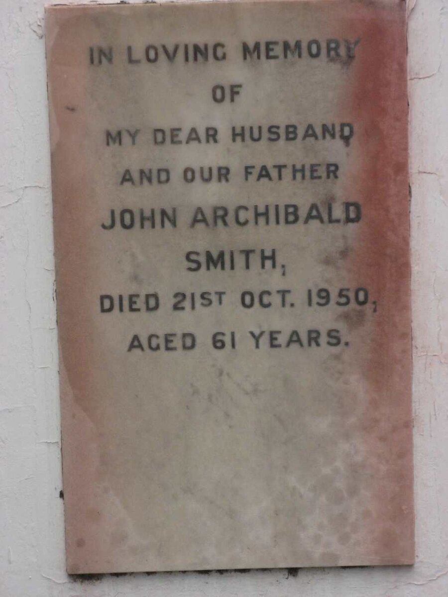 SMITH John Archibald -1950