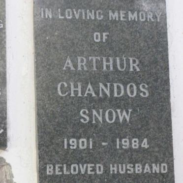 SNOW Arthur Chandos 1901-1984