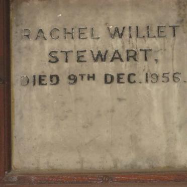 STEWART Rachel Willet -1956