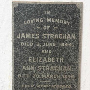 STRACHAN James -1944 &amp; Elizabeth Ann -1946