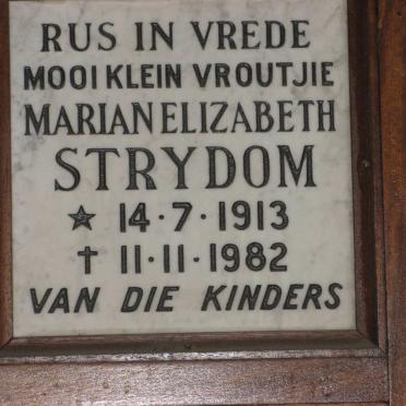 STRYDOM Marian Elizabeth 1913-1982
