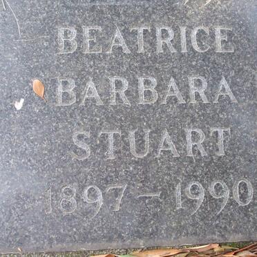 STUART Beatrice Barbara 1897-1990