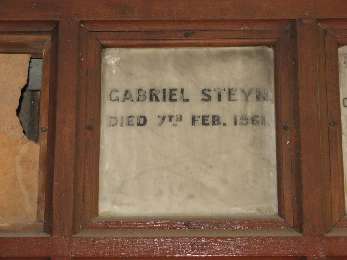 STEYN Gabriel -1961