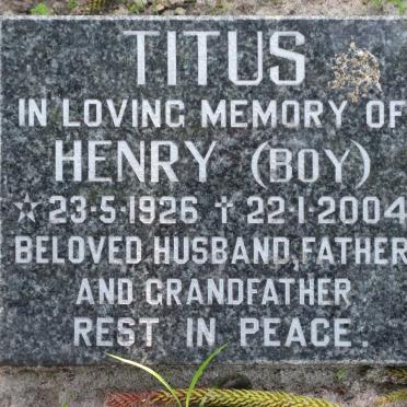 TITUS Henry 1926-2004