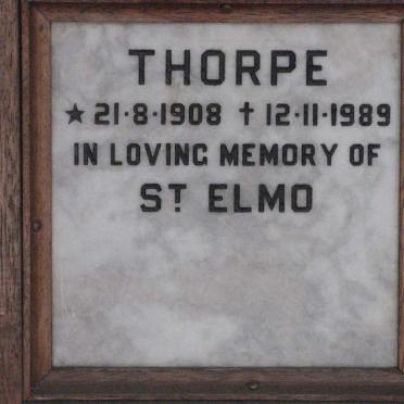 THORPE St. Elmo 1908-1989