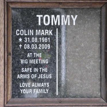TOMMY Colin Mark 1961-2009