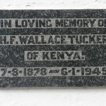 TUCKER H.F. Wallace 1878-1945