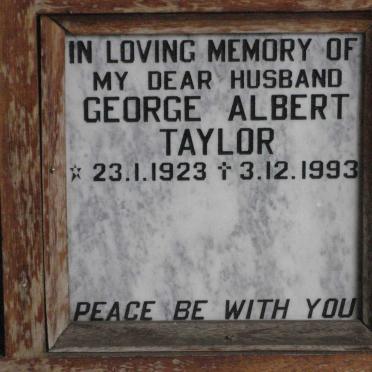 TAYLOR George Albert 1923-1993