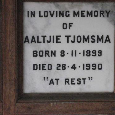 TJOMSMA Aaltjie 1899-1990