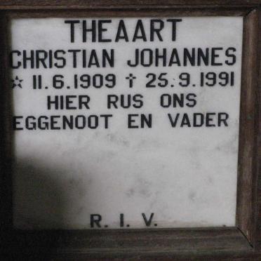 THEAART Christian Johannes 1909-1991