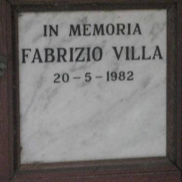 VILLA Fabrizio -1982