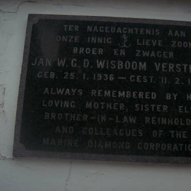 VERSTEGEN Jan W.G.D. Wisboom 1936-1965