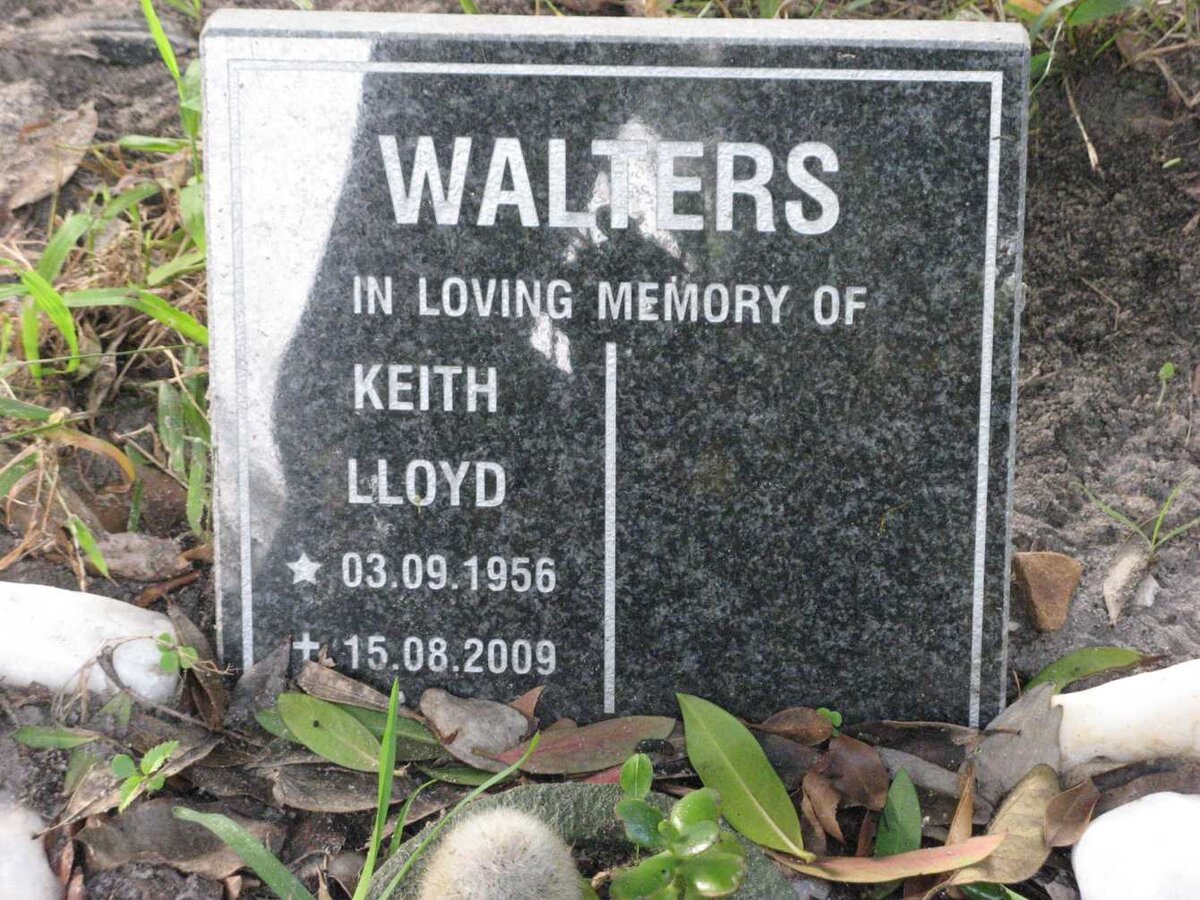 WALTERS Keith Lloyd 1956-2009