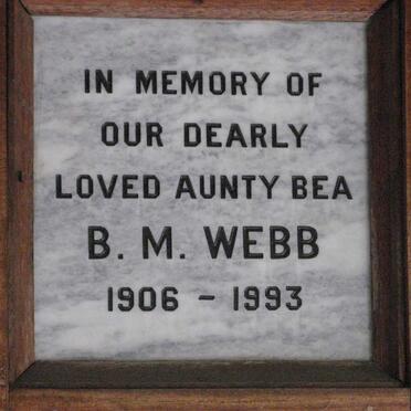 WEBB B.M. 1906-1993