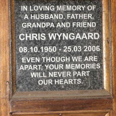 WYNGAARD Chris 1950-2006