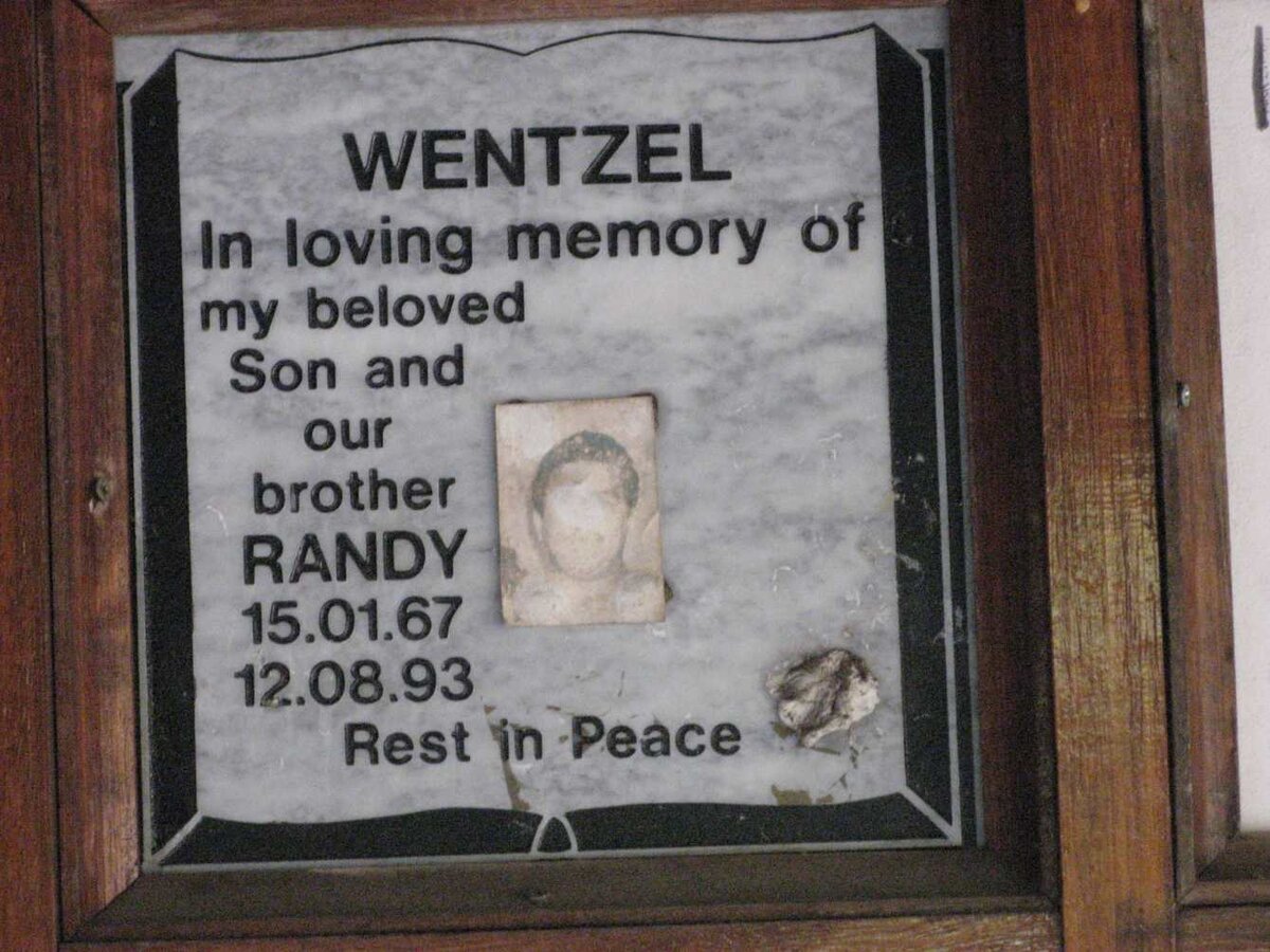 WENTZEL Randy 1967-1993