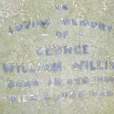 WILLIS George William 1880-1946