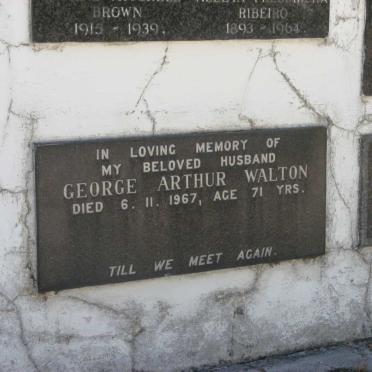 WALTON George Arthur -1967