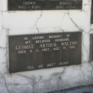 WALTON George Arthur -1967