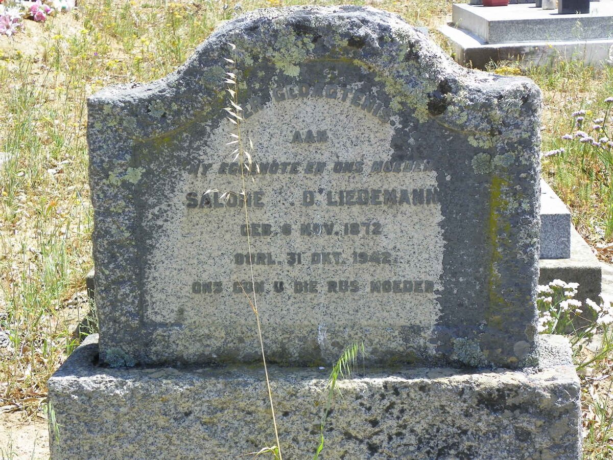 LIEDEMANN Salome ? 1872-1942