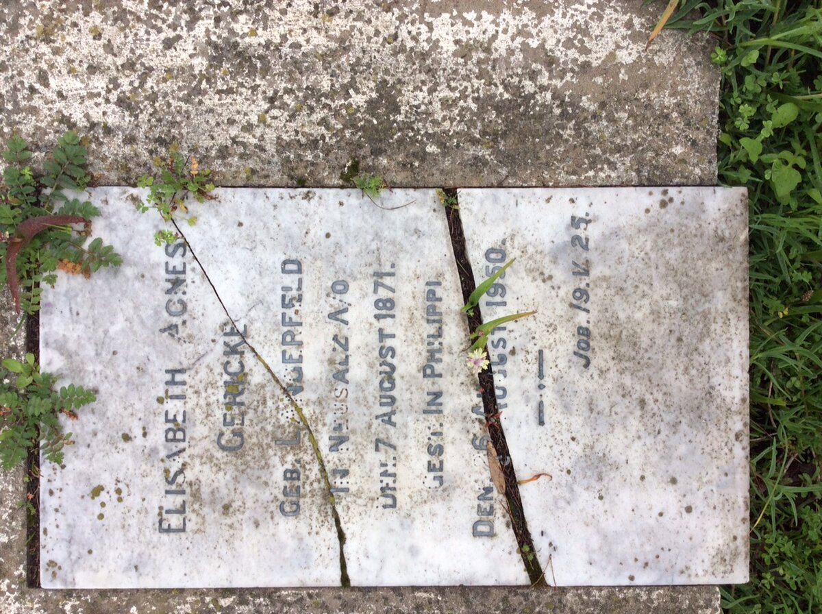 GERICKE Elisabeth Agnes nee LANGERFELD 1871-1950