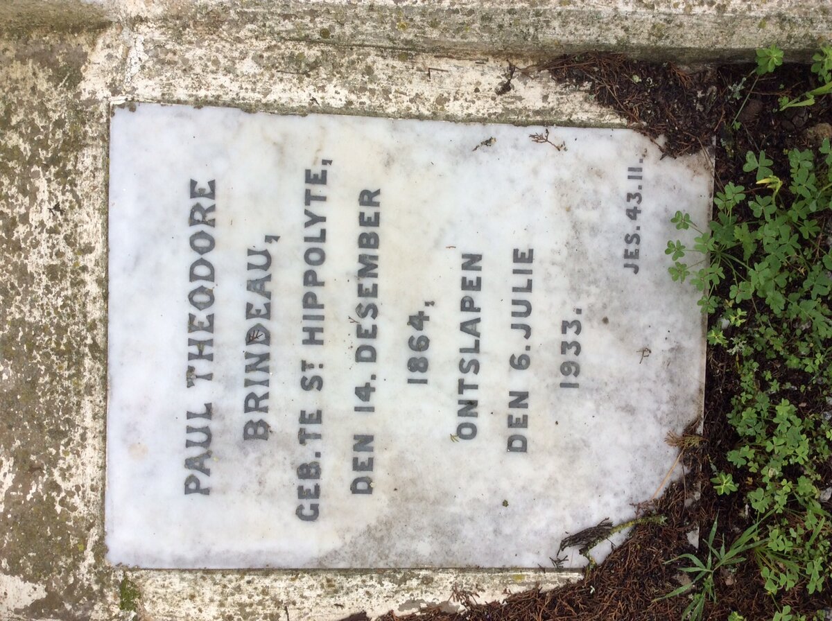 BRINDEAU Paul Theodore 1864-1933