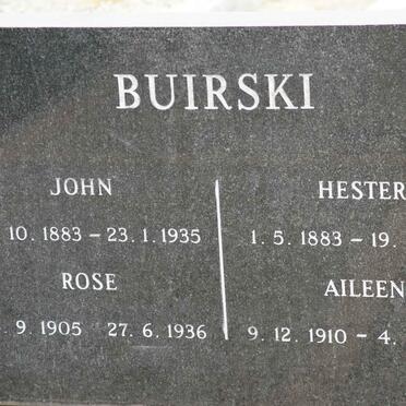 BUIRSKI Familie